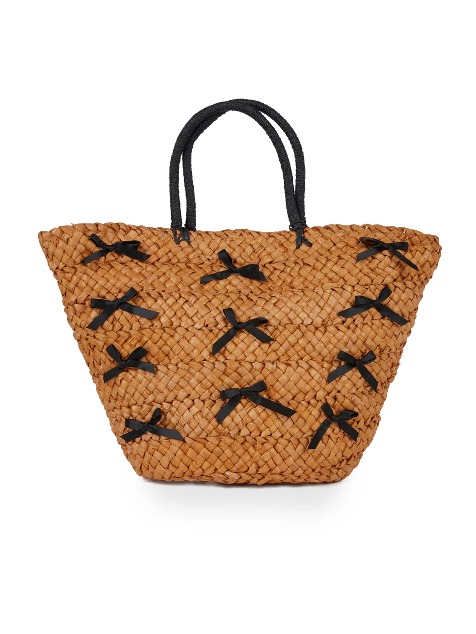 A-1571 Ribbon Rattan Bag