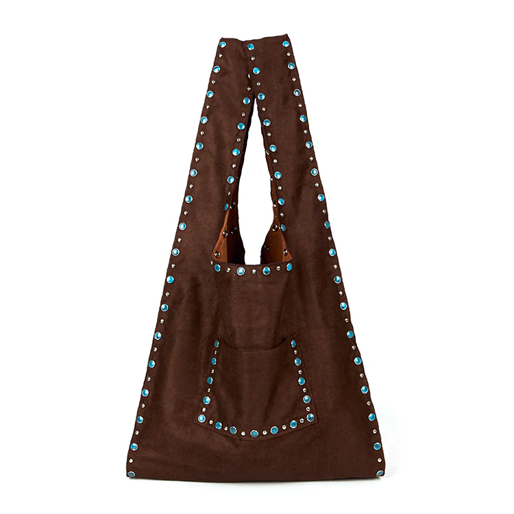 A-1623 Suede Shoulder Bag - Image 2