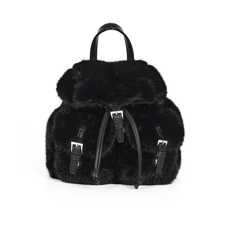 A-1650 Fur Back Pack - Image 2
