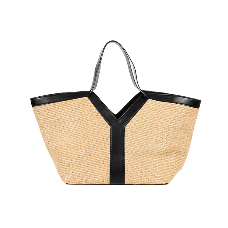 A-1685 Raffia Big Shoulder Bag - Image 2