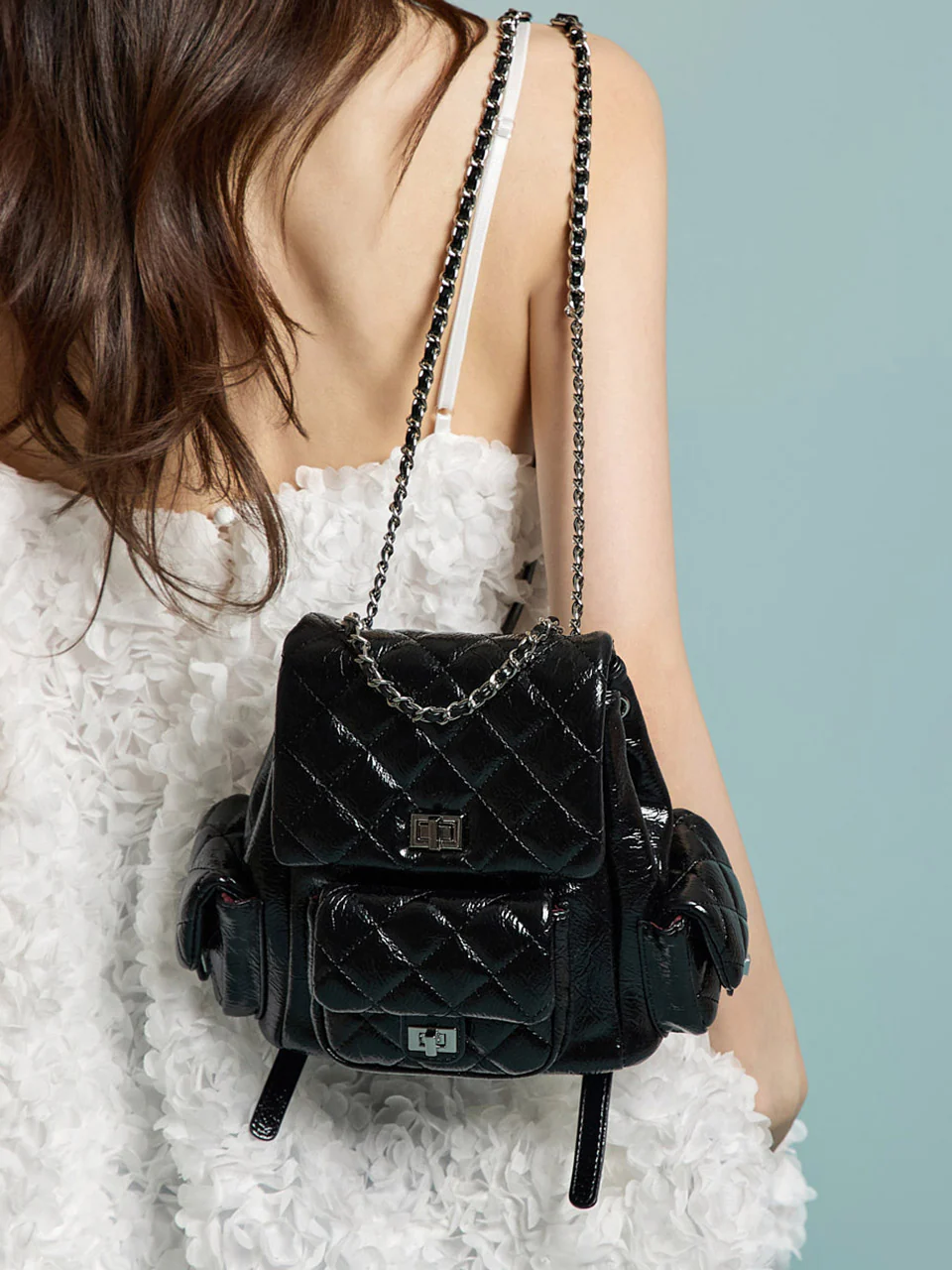 A-1739 Quilted Backpack