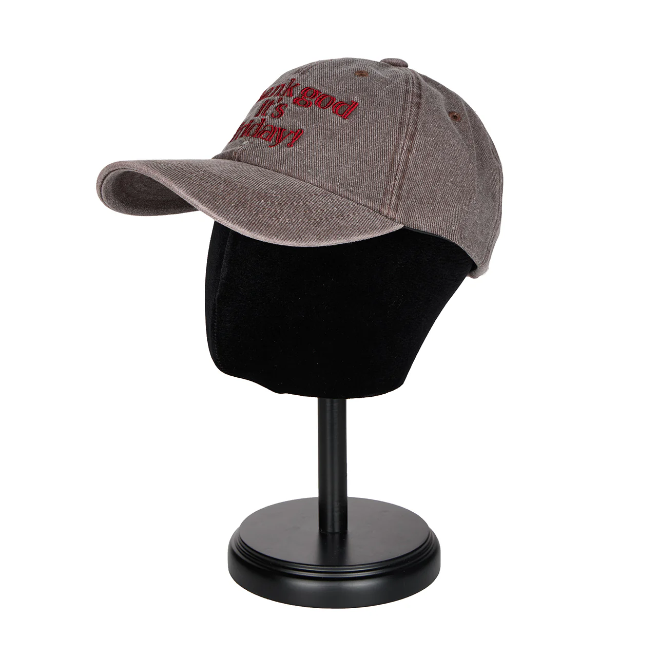 AC-845 Denim Lettering Ball Cap - Image 2