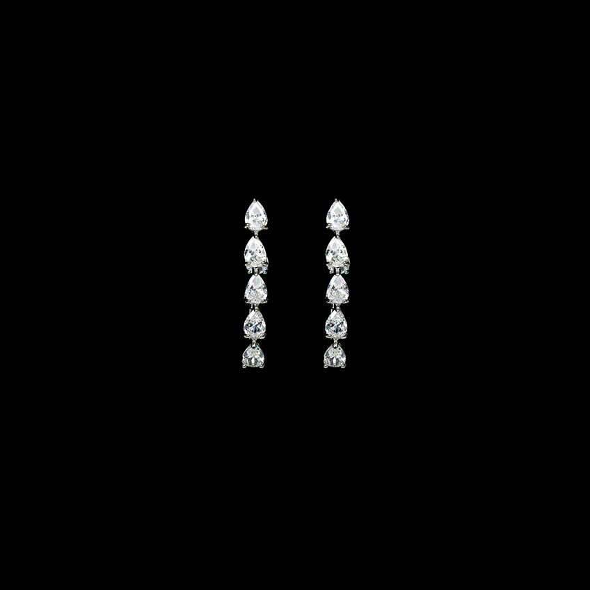 AJ-6523 Earrings (Post Silver 925) - Image 2