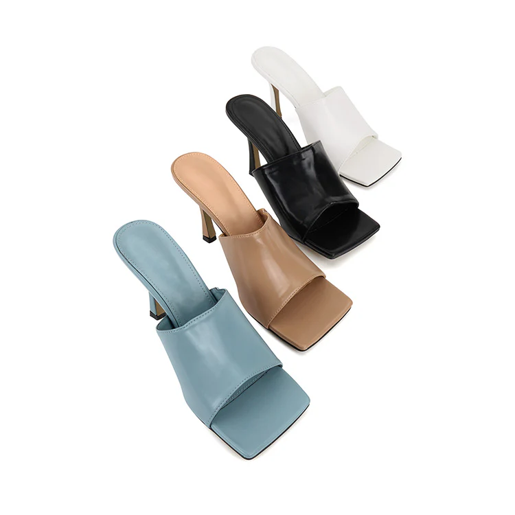 AR-2916 Square Heeled Mules - Image 2