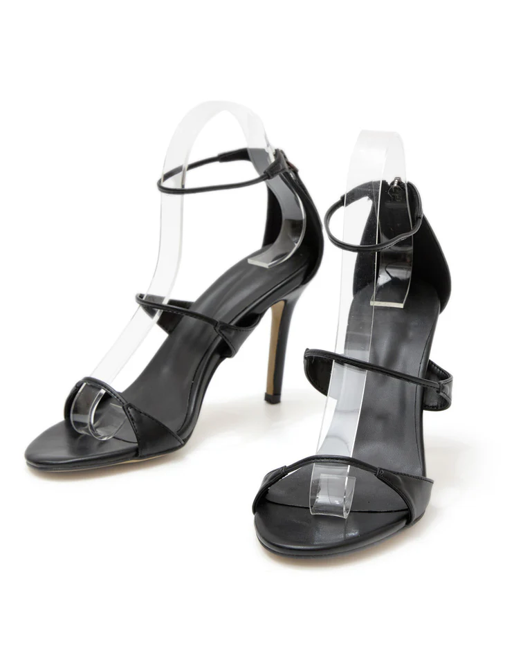 AR-3122 Three Thin Strap Heeled Sandals