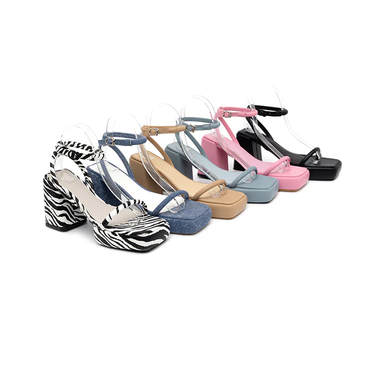 AR-3129 Strap Platform Heeled Sandals - Image 2