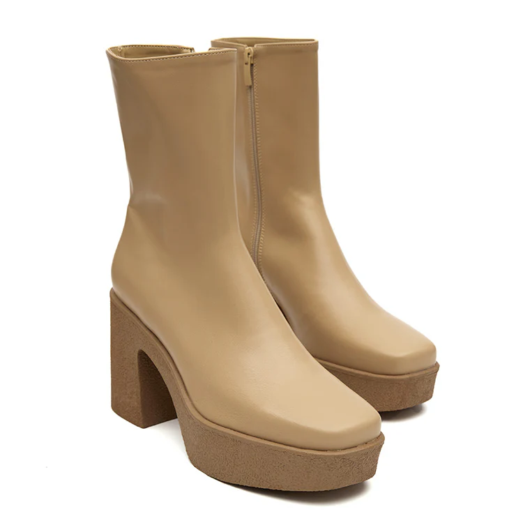 AR-3166 Platform Ankle Boots - Image 2