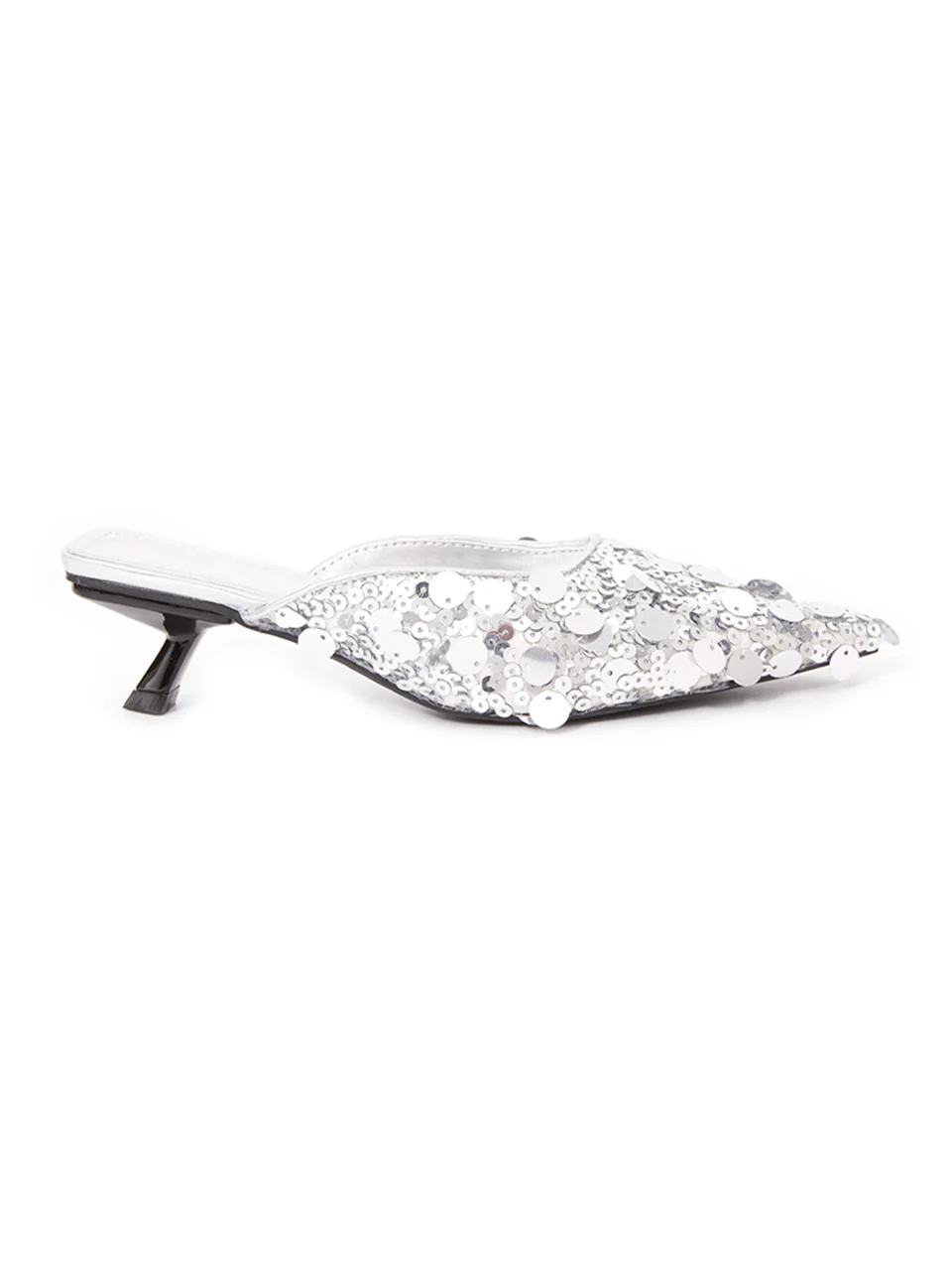 AR-3265 Spangle Middle Heeled Mule