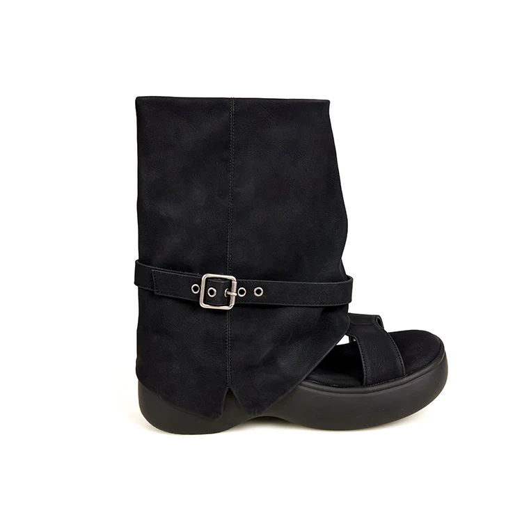 AR-3421 Open Toe Platform Ankle Boots - Image 2