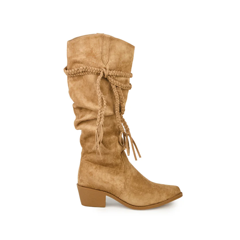 AR-3514 Suede Western Boots - Image 2