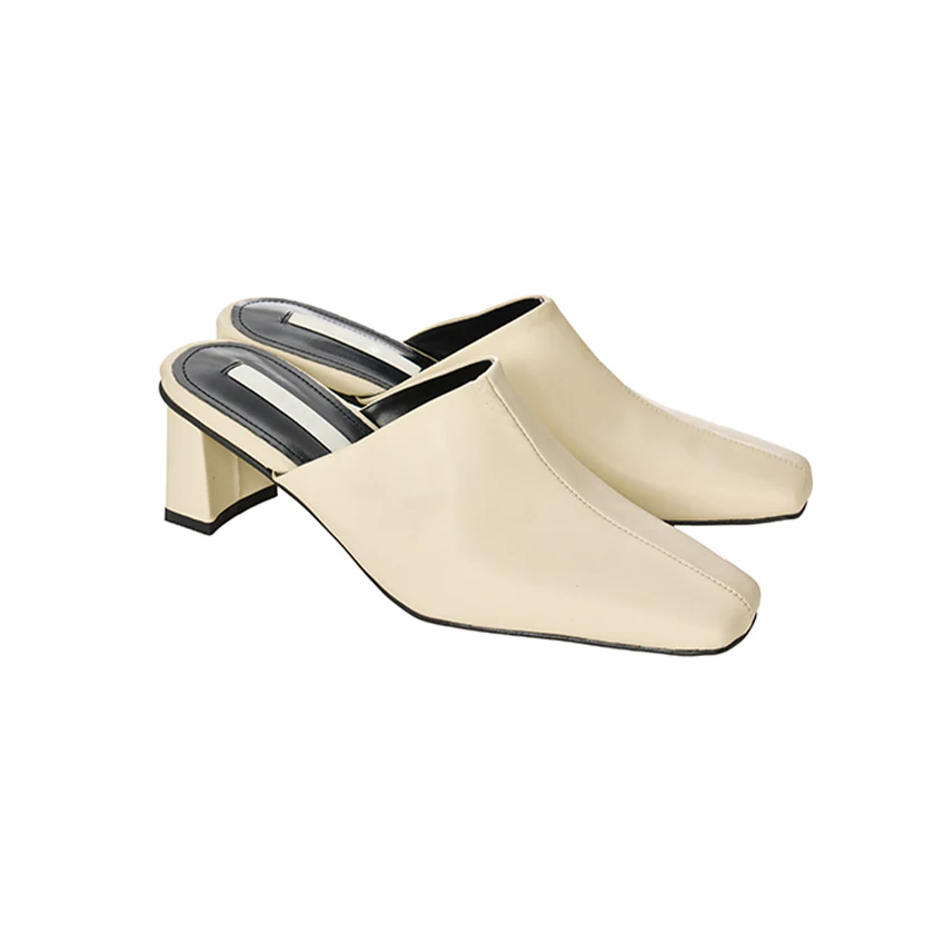 AR-3548 Square Toe Mid-Heel Mule - Image 2