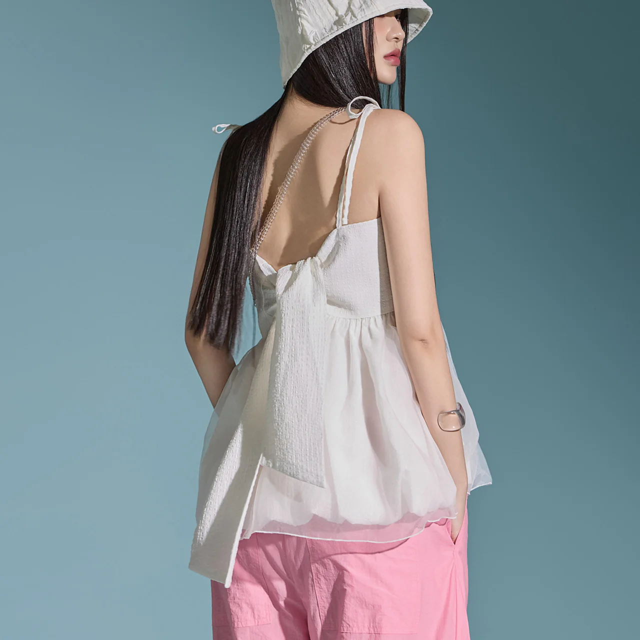 B2968 Tulle Blouse - Image 2