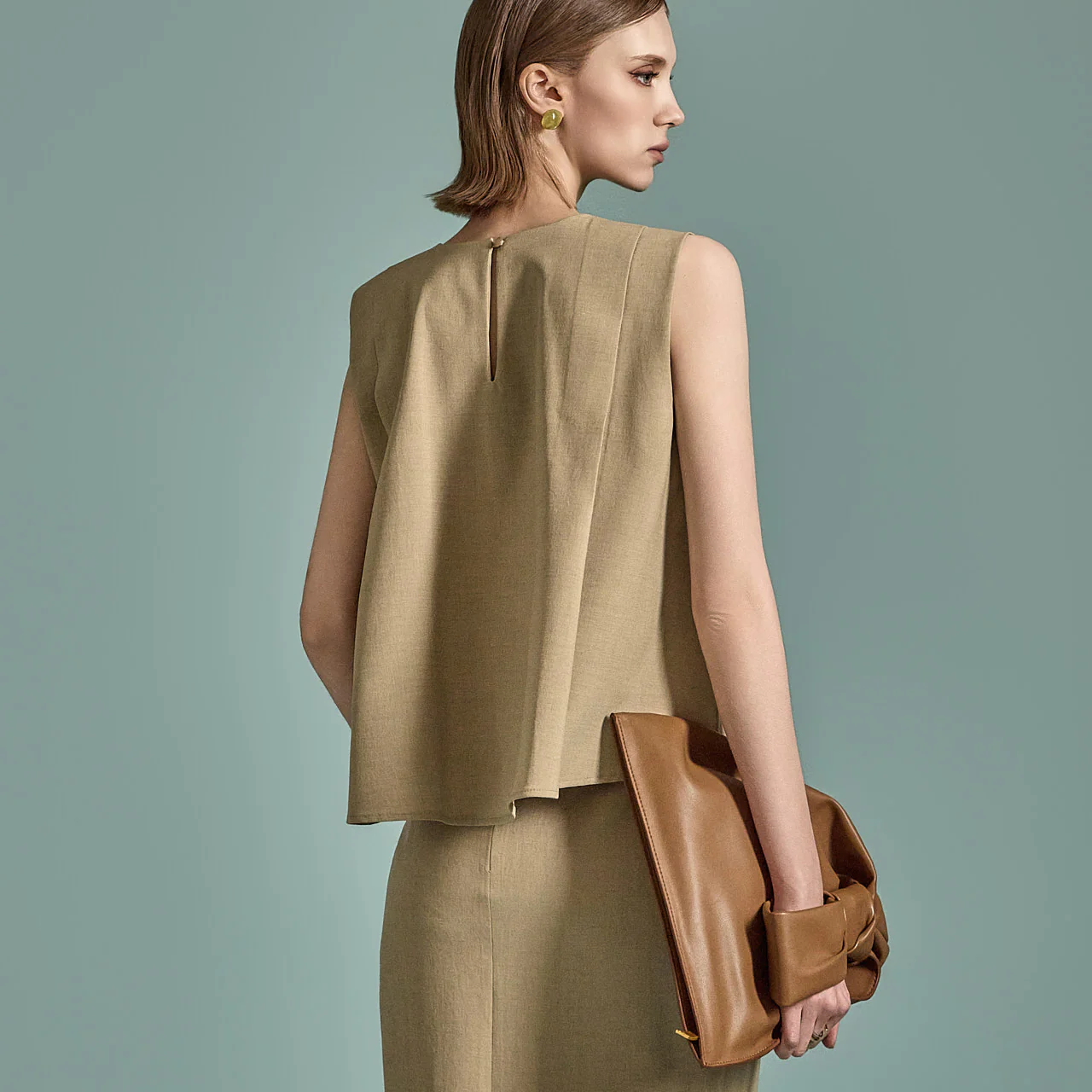 B2992 Asymmetrical Blouse - Image 2