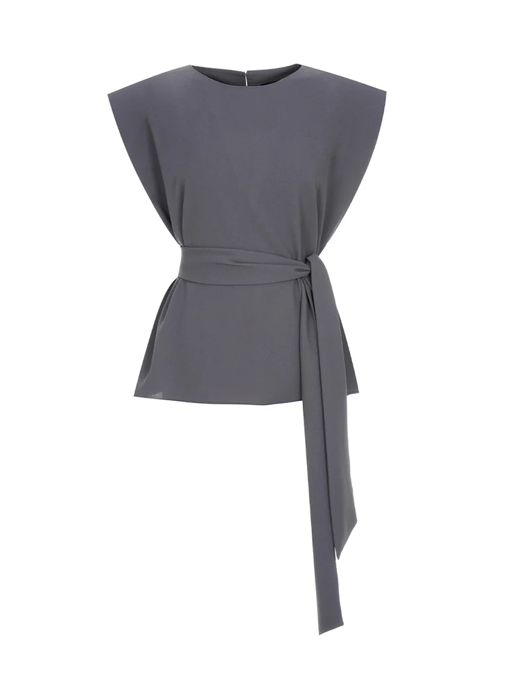 B3094 Sleeveless Blouse with Strap