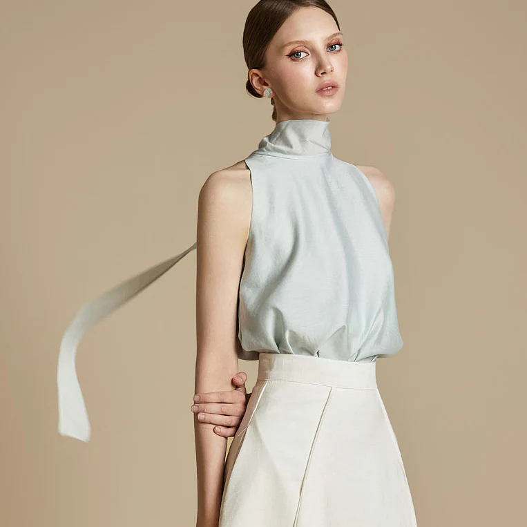 B3112 Strap Blouse - Image 2