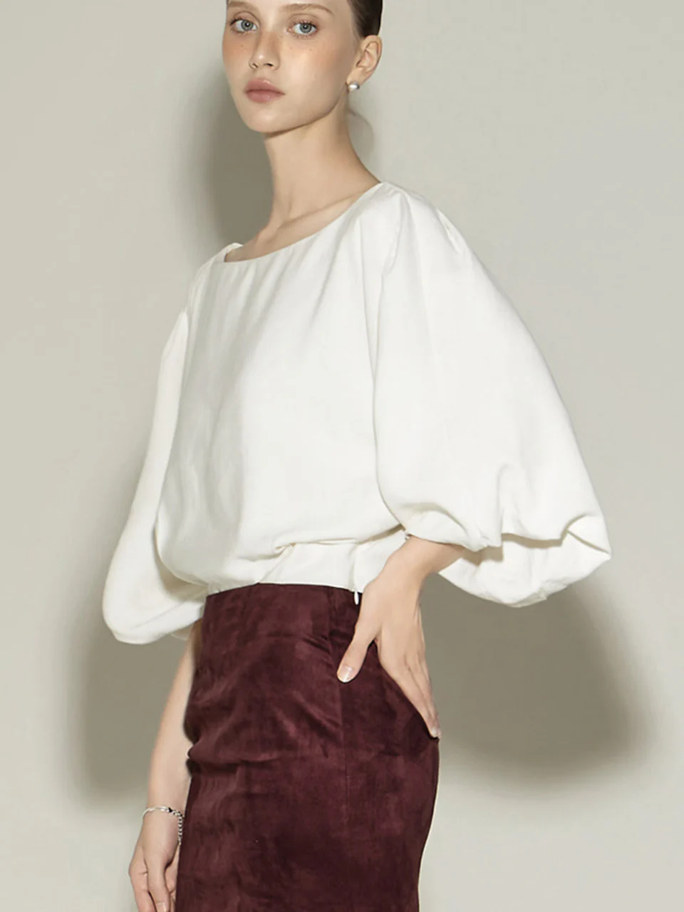 B3143 Puff Blouse