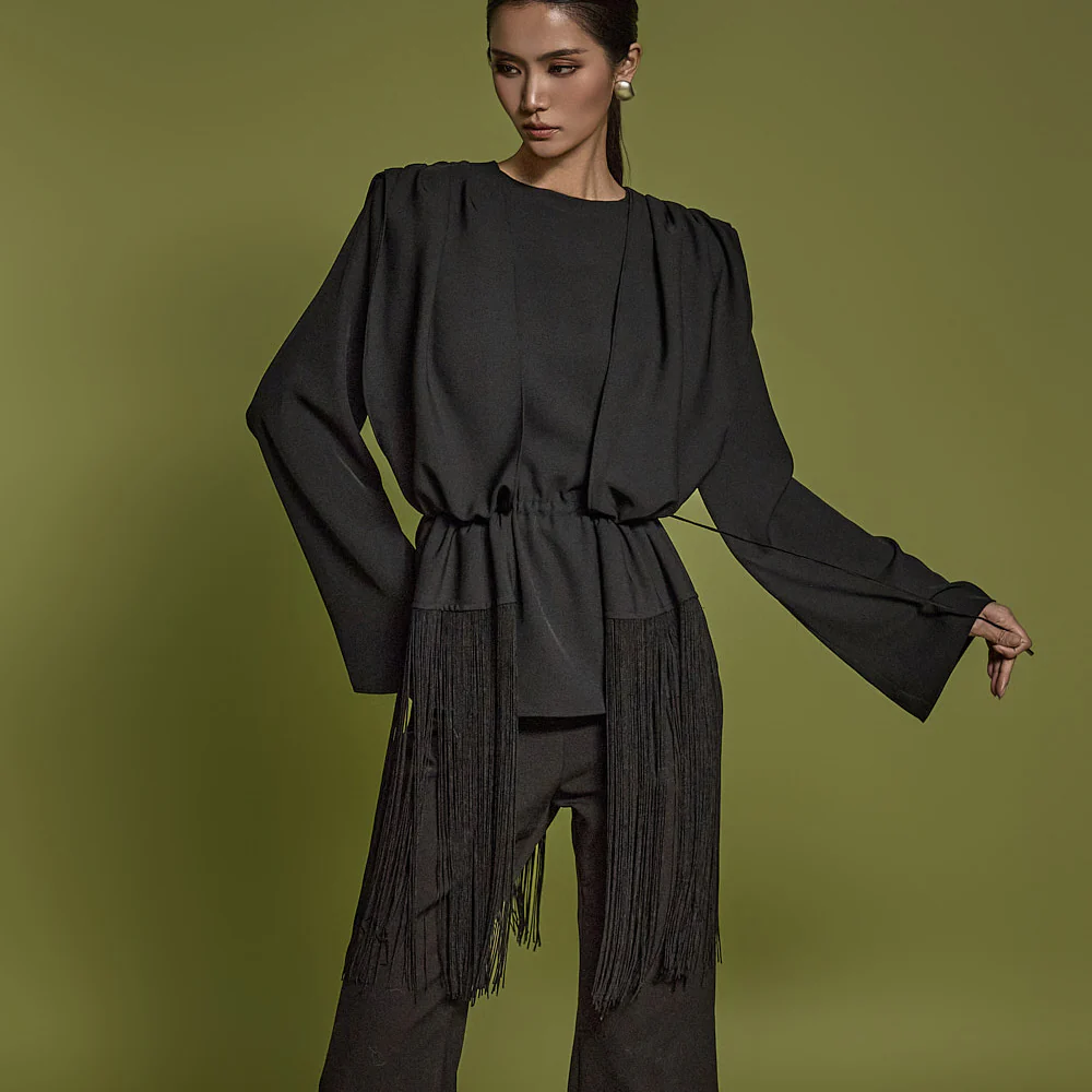 B9187 Pintuck Blouse - Image 2