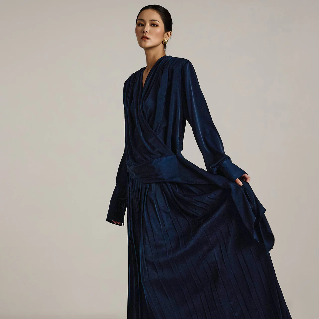 B9188 Draped Blouse - Image 2