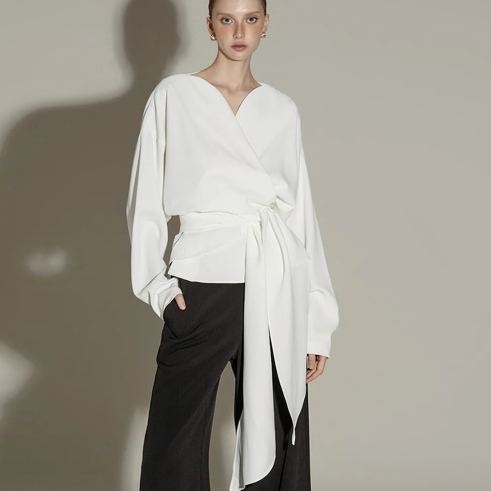B9200 Wrap Blouse - Image 2