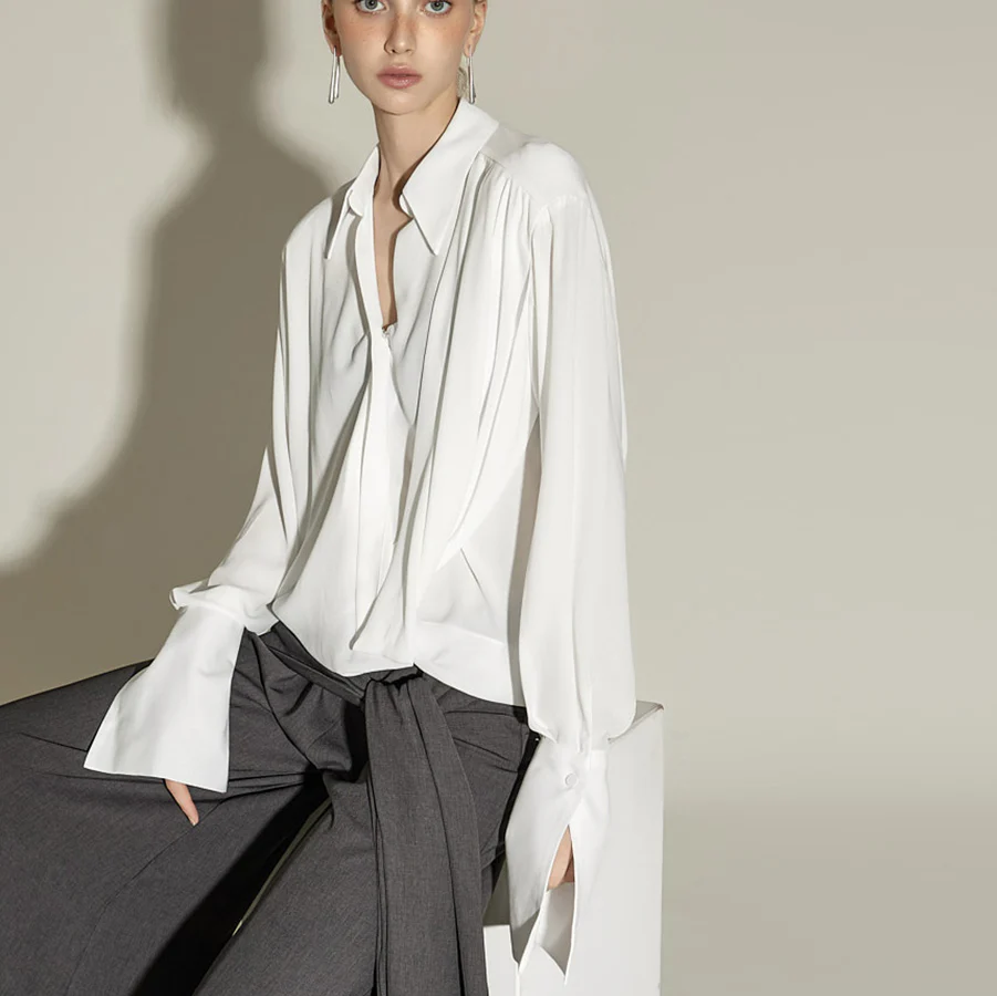 B9201 Draping Blouse - Image 2