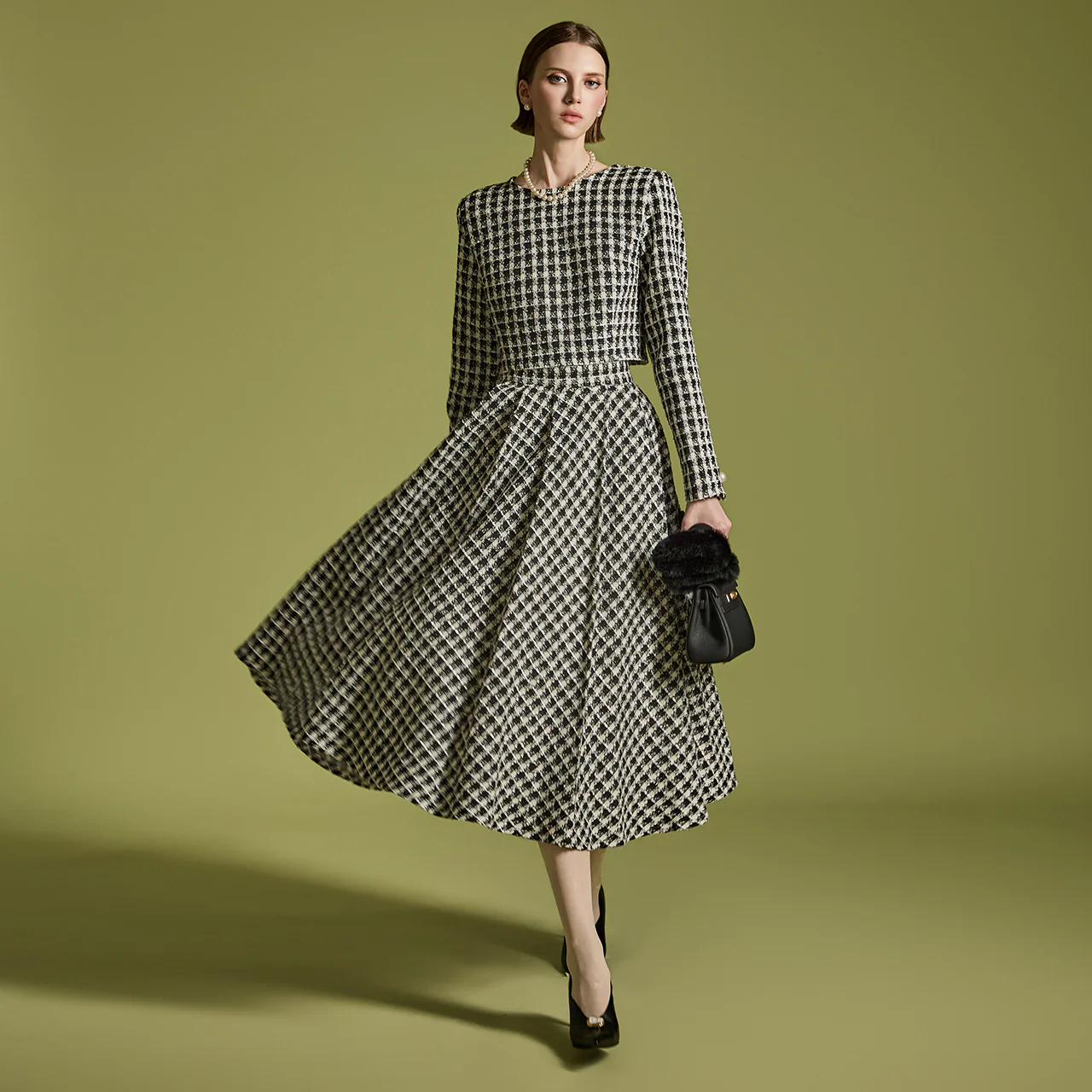 D5105 Hound Check Two Piece Set - Image 2