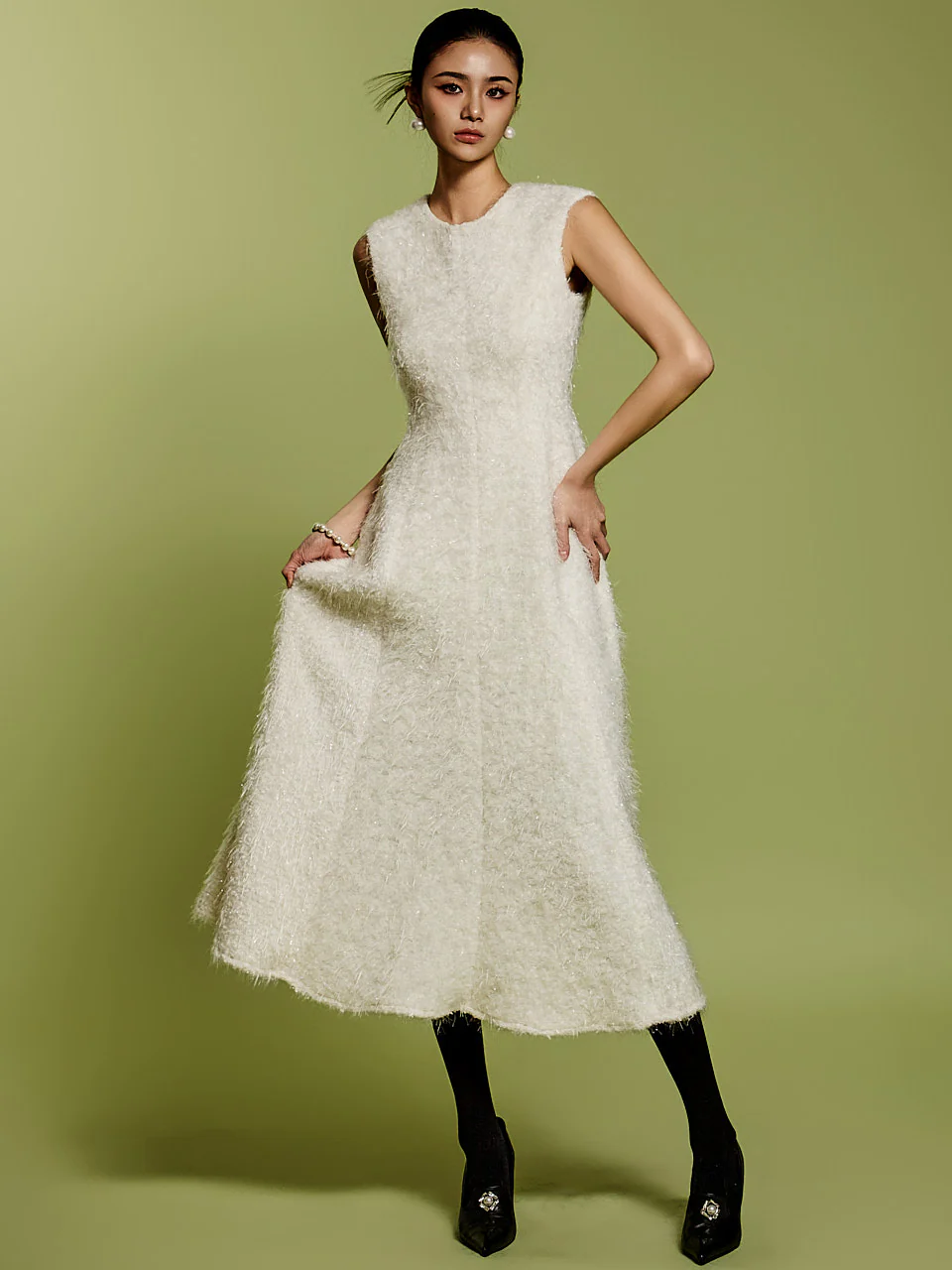 D5141 Bouclé Dress