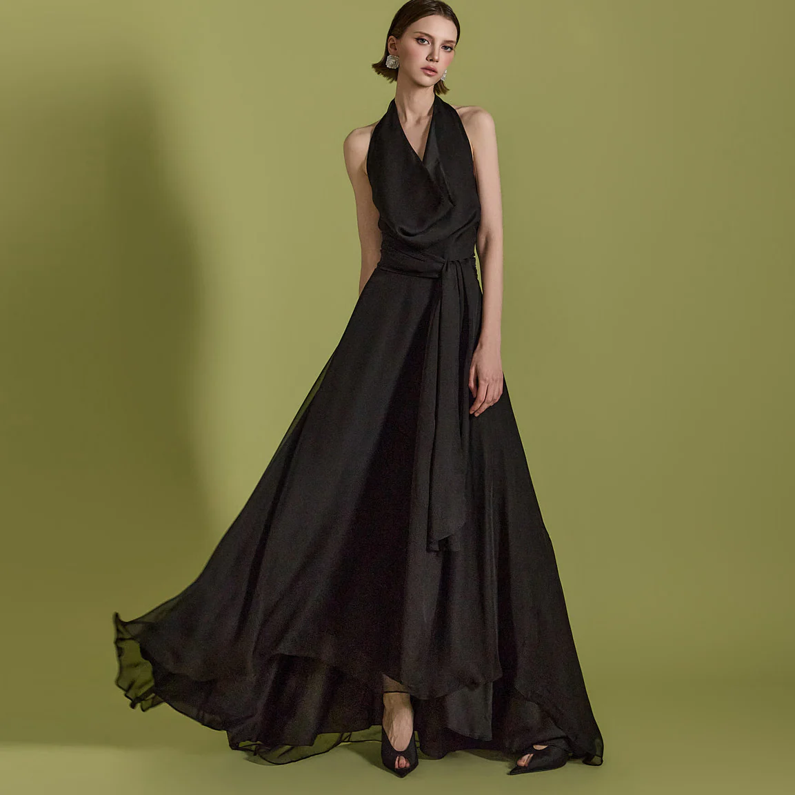 D5151 Halter Maxi Dress - Image 2