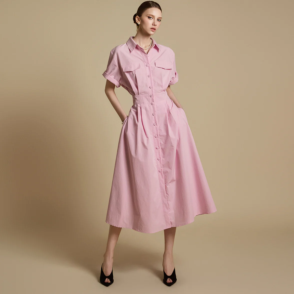 D5236 Shirt Dress - Image 2