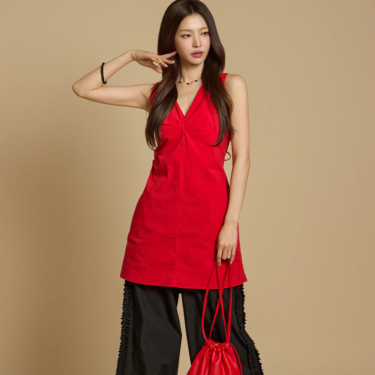 D5256 Open Back Mini Dress - Image 2