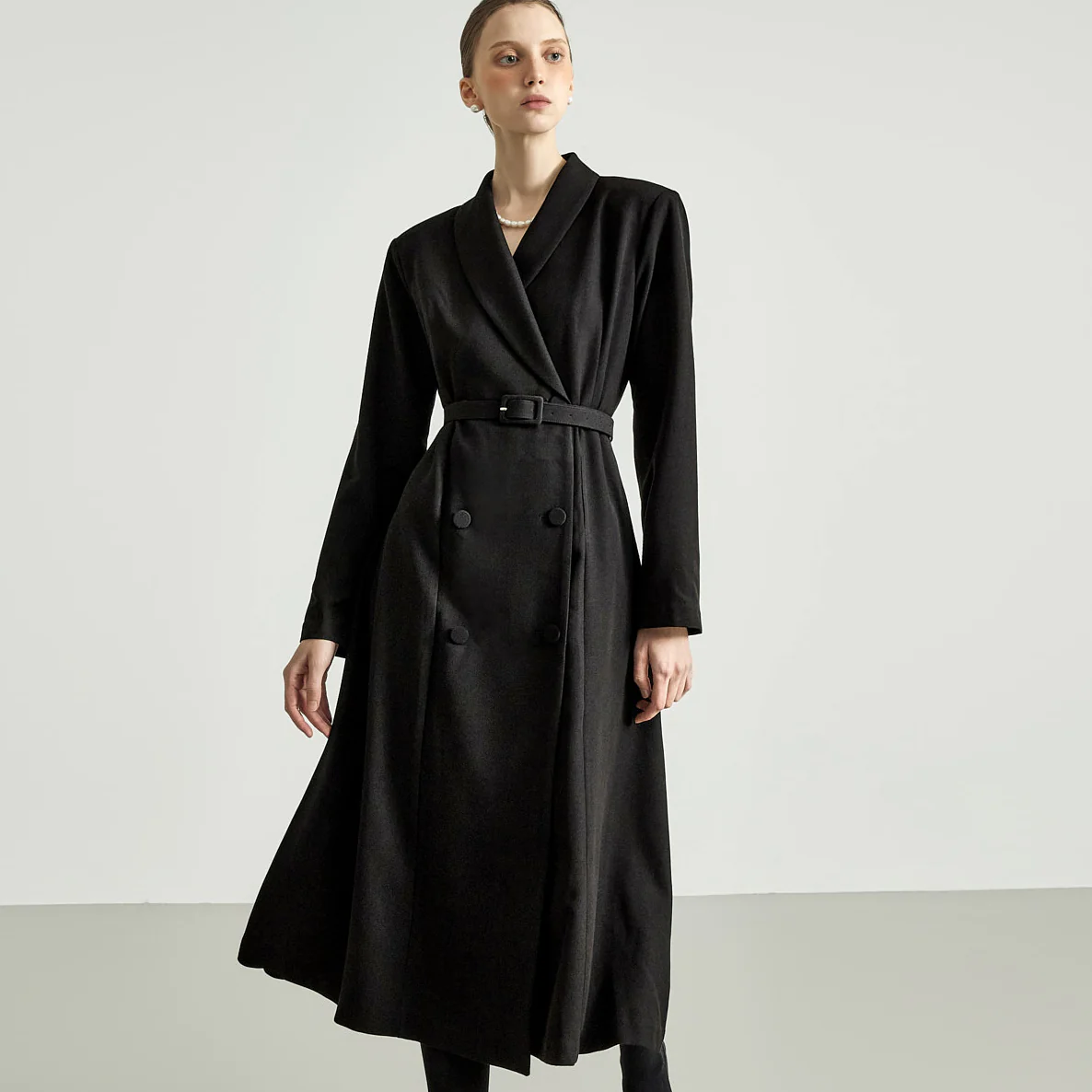 D5394 Dress with Belt - Image 2