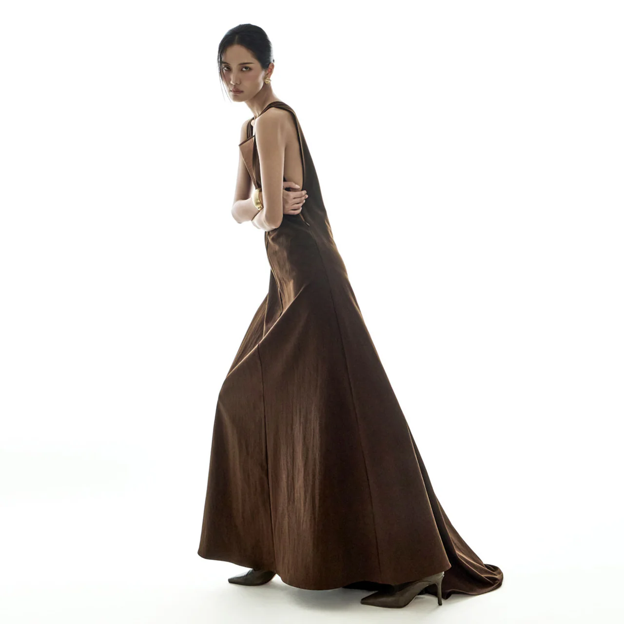 D5418 V-Neck Maxi Dress - Image 2