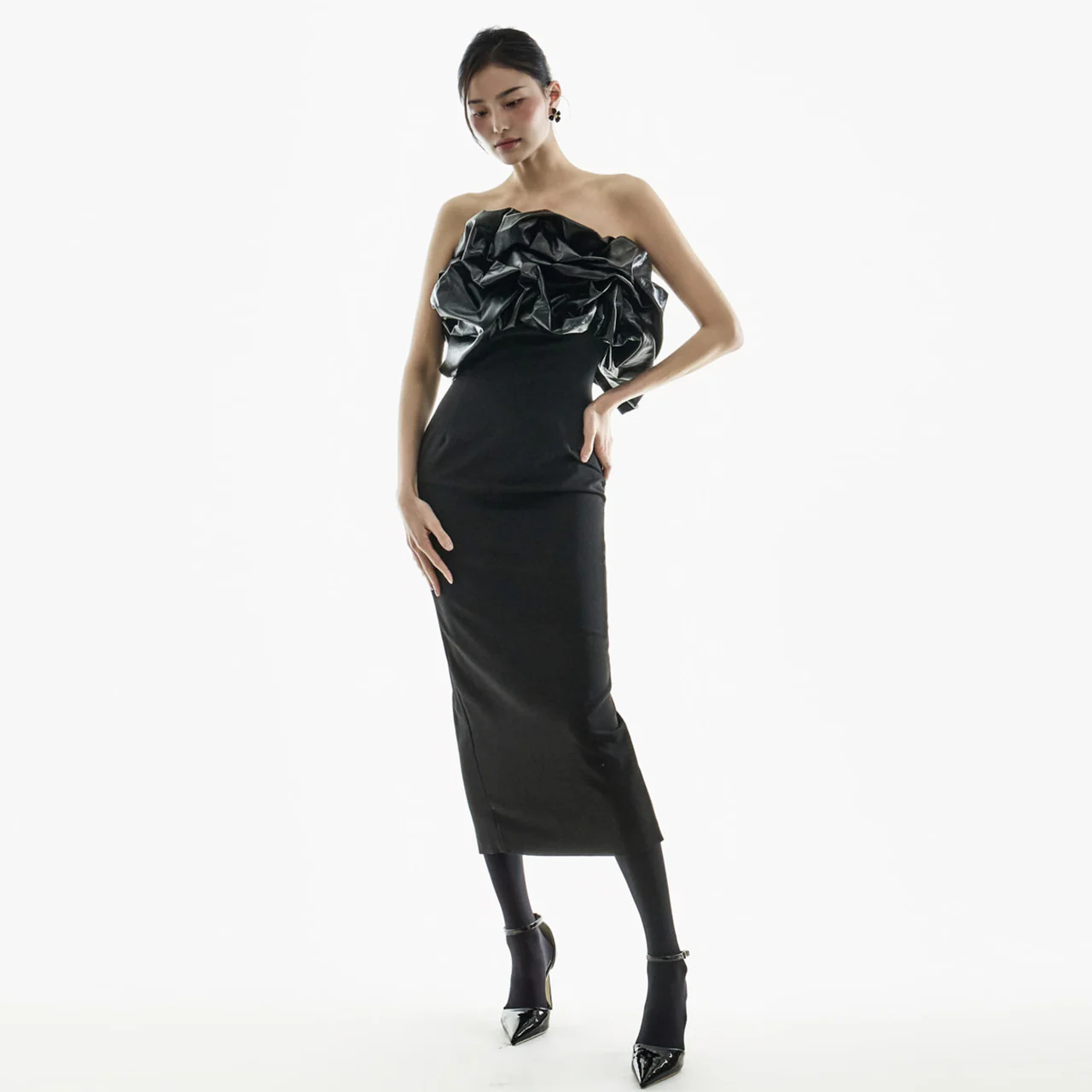 D9581 Dress with Tube Top - Image 2