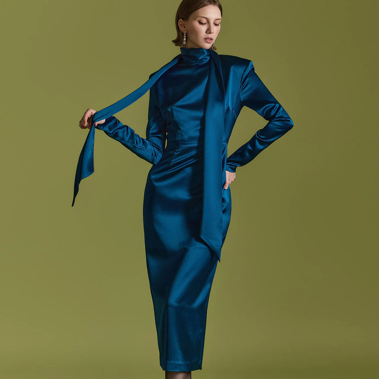 D9518 Scarf Dress - Image 2
