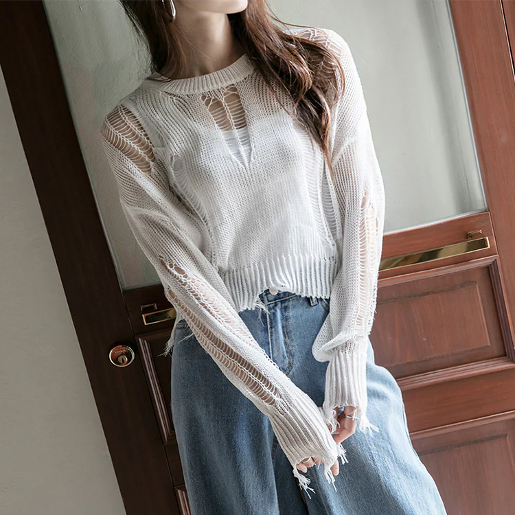 E2440 Mesh Sweater - Image 2