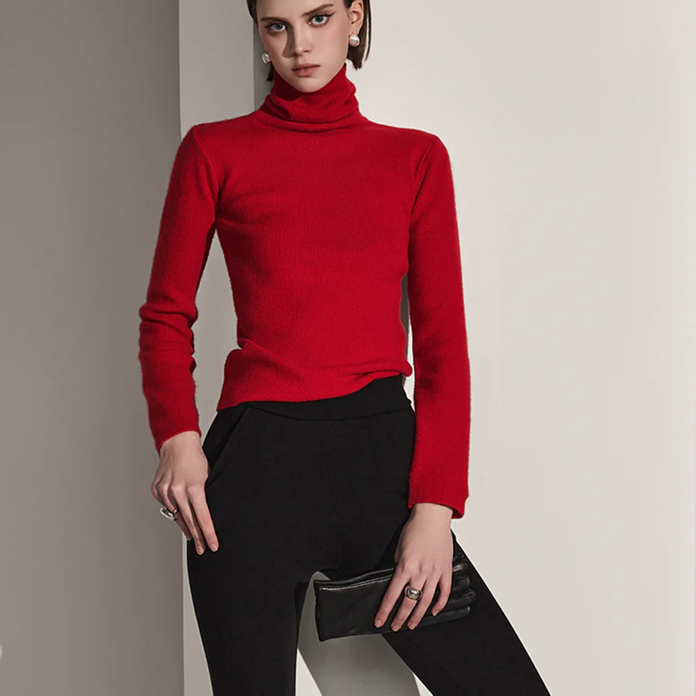 E3230 Turtle-Neck Wool Knit - Image 2