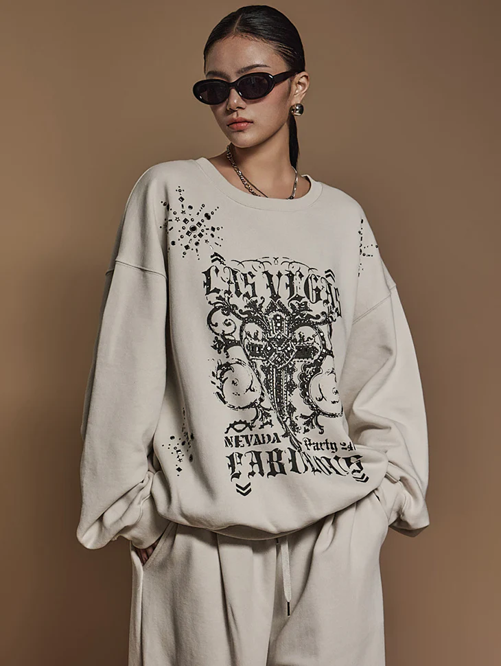 E3592 Cubic Eyelet Sweatshirt