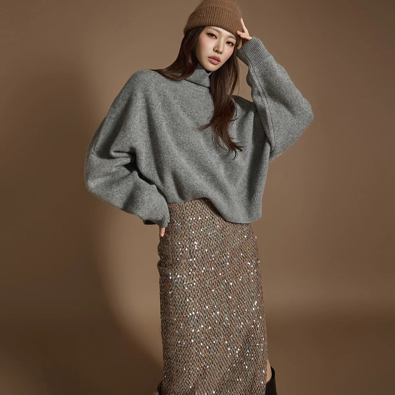 E3622 Turtleneck wool Knit - Image 2