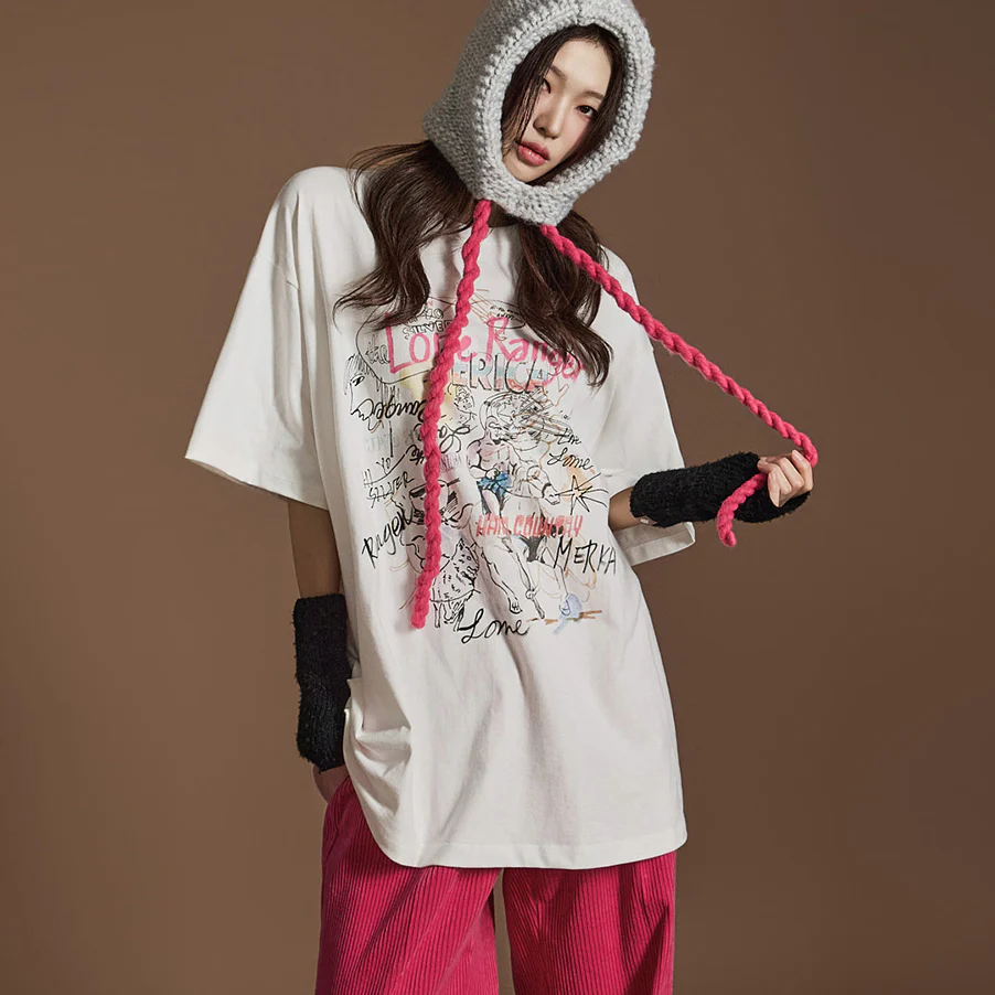 E3647 Printed Top - Image 2