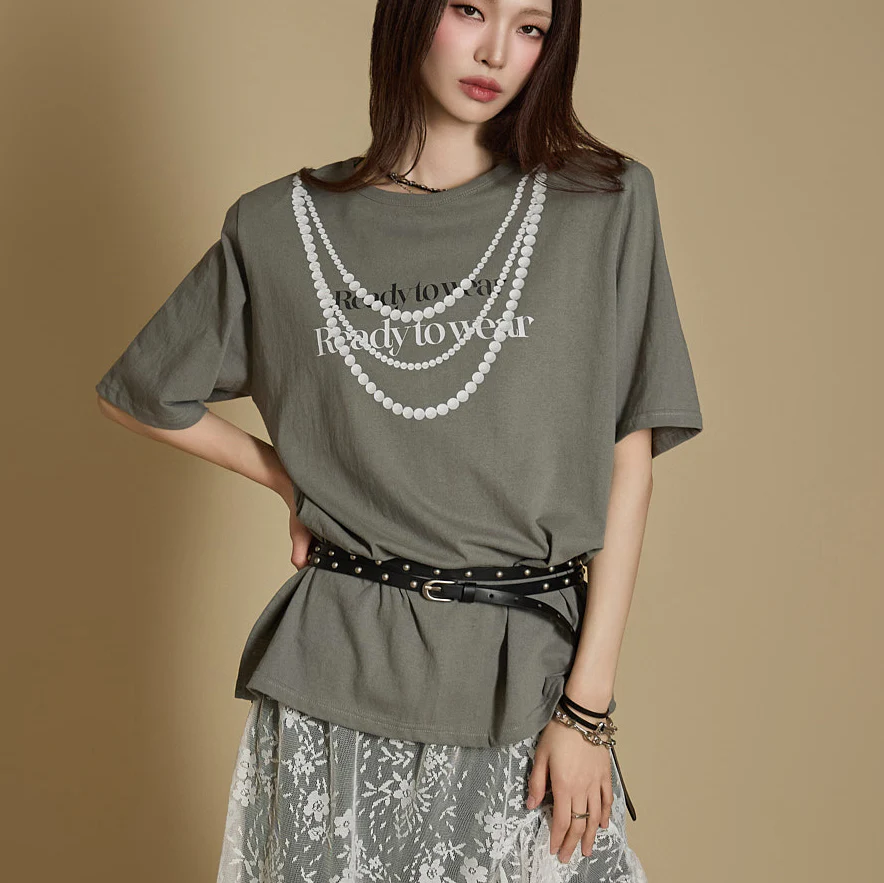 E3680 Printed Shoulder Pad Top - Image 2
