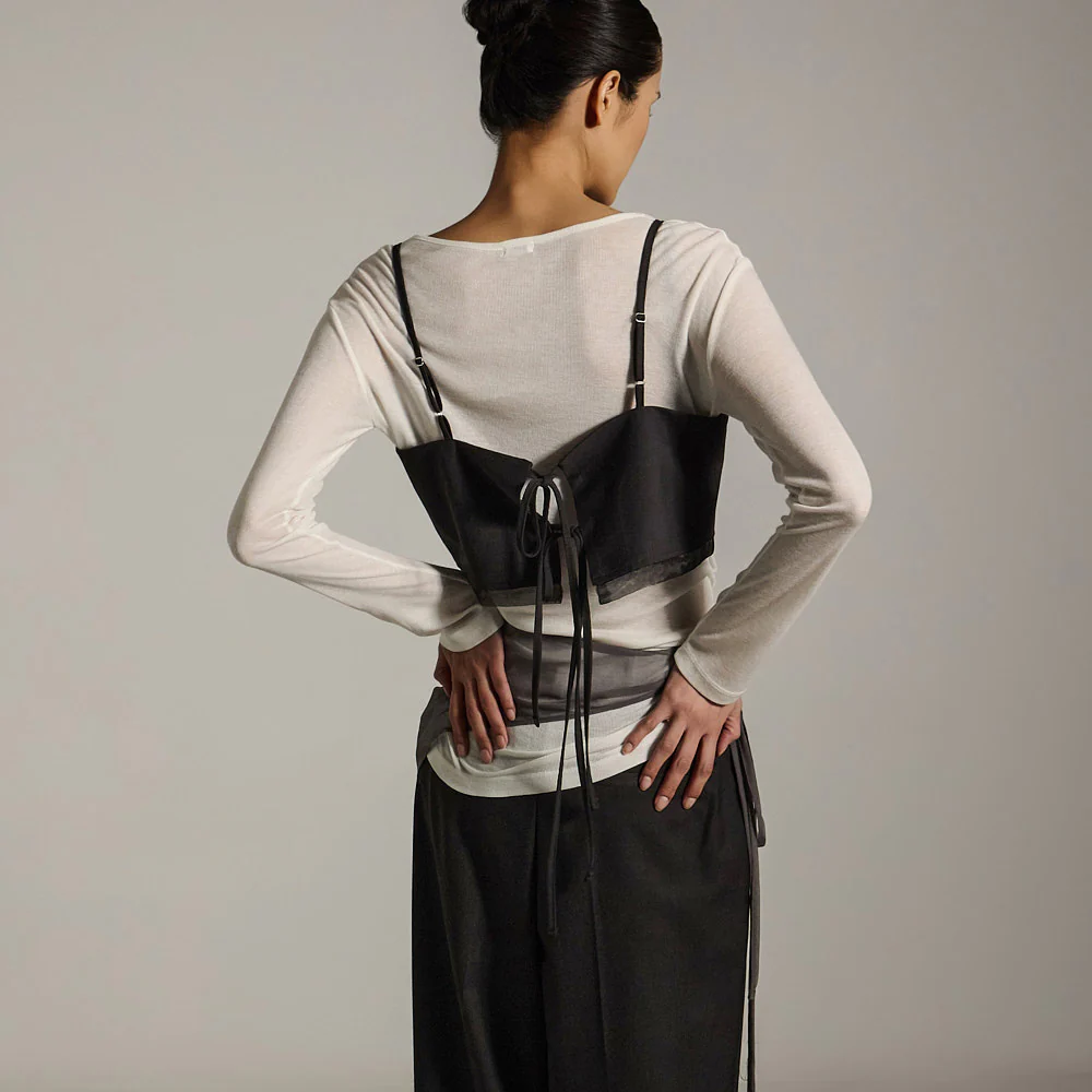 E3705 Organza Bustier - Image 2