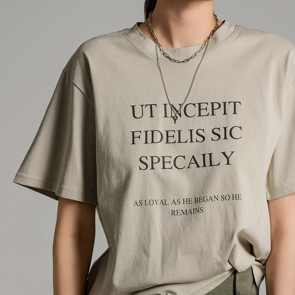 E3730 Printed Short-Sleeved T-Shirt - Image 2