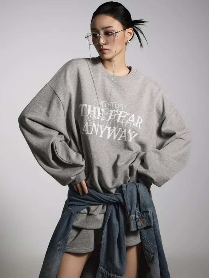 E3761 Printed Sweatshirt