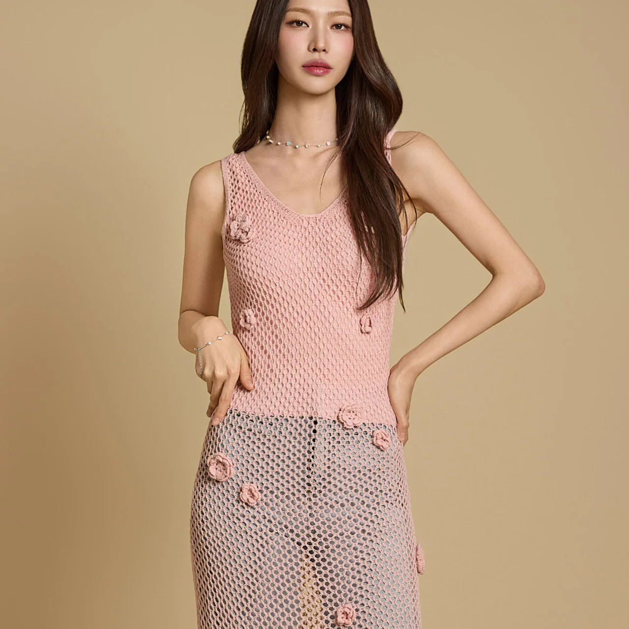E3806 Linen Sleeveless Top - Image 2