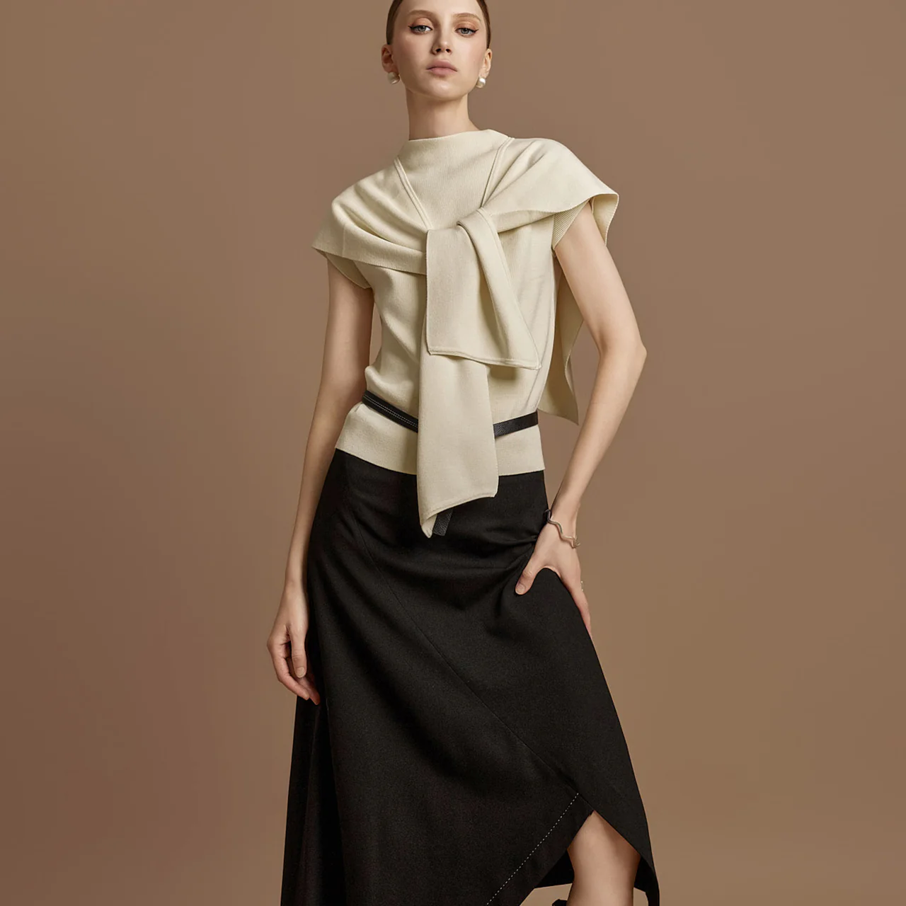 E3952 Knit with Shawl - Image 2