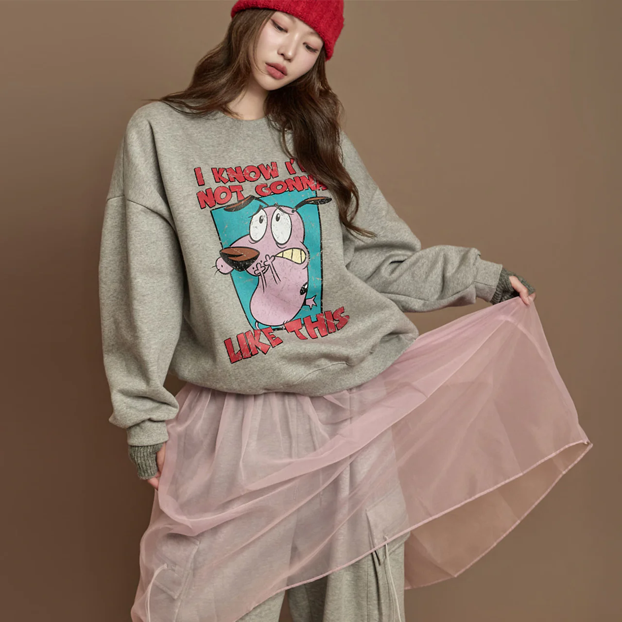 E4056 Printed Sweatshirt - Image 2