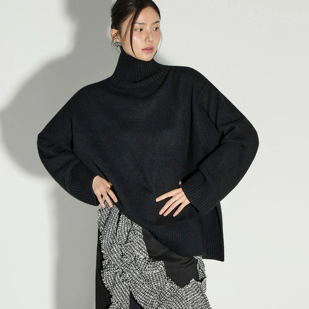 E4065 Turtleneck Wool Knit - Image 2