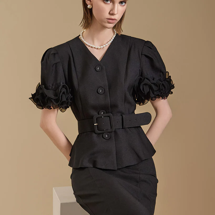 J2323 Belted Jacket - Image 2