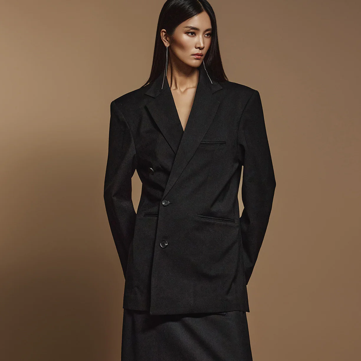 J2376 Side Slit Jacket - Image 2