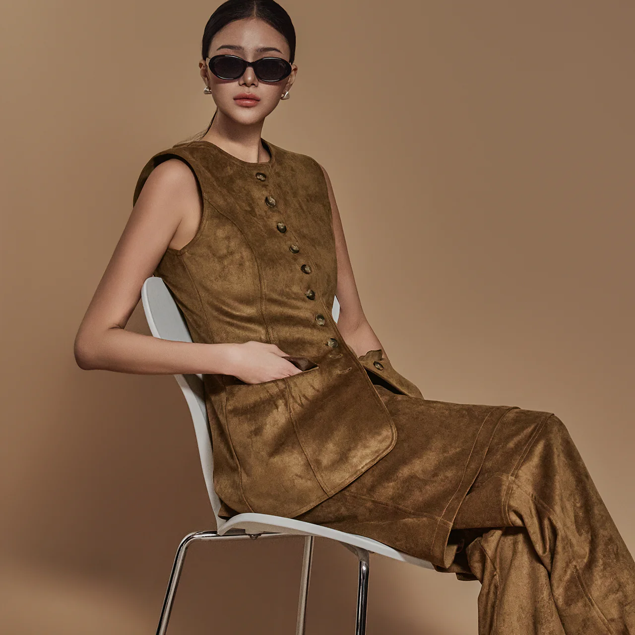 J2433 Suede Vest - Image 2