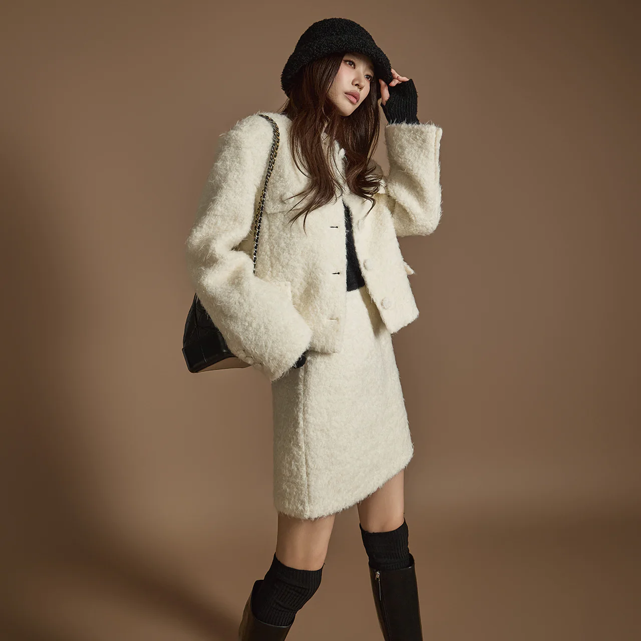 J2489 Bouclé wool Jacket - Image 2